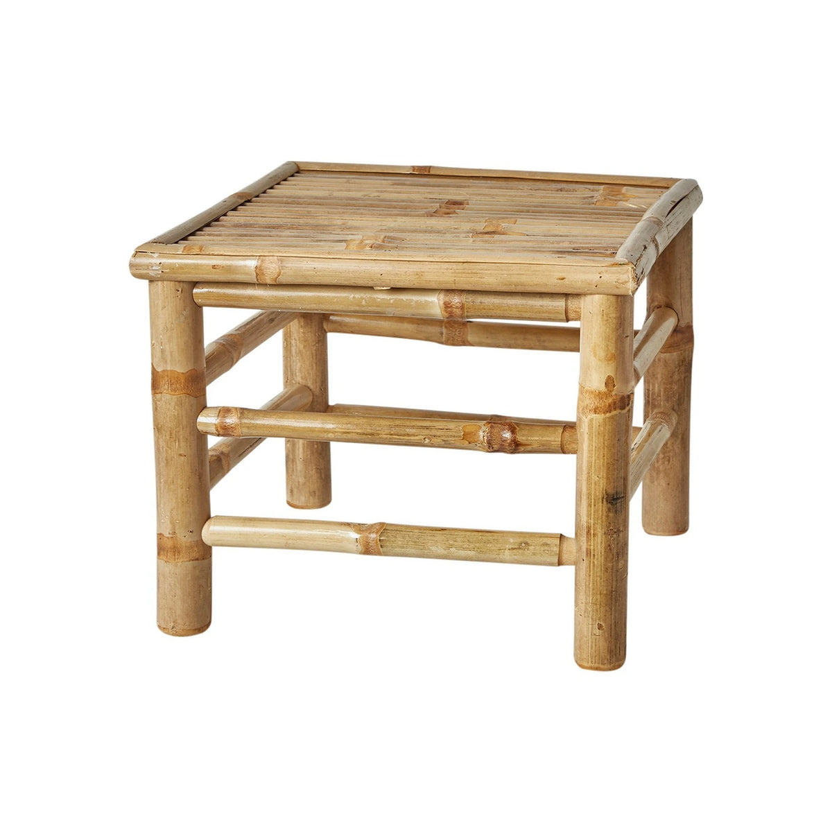 Bamboo Stool / Side Table 38 x 38 x 32 cm