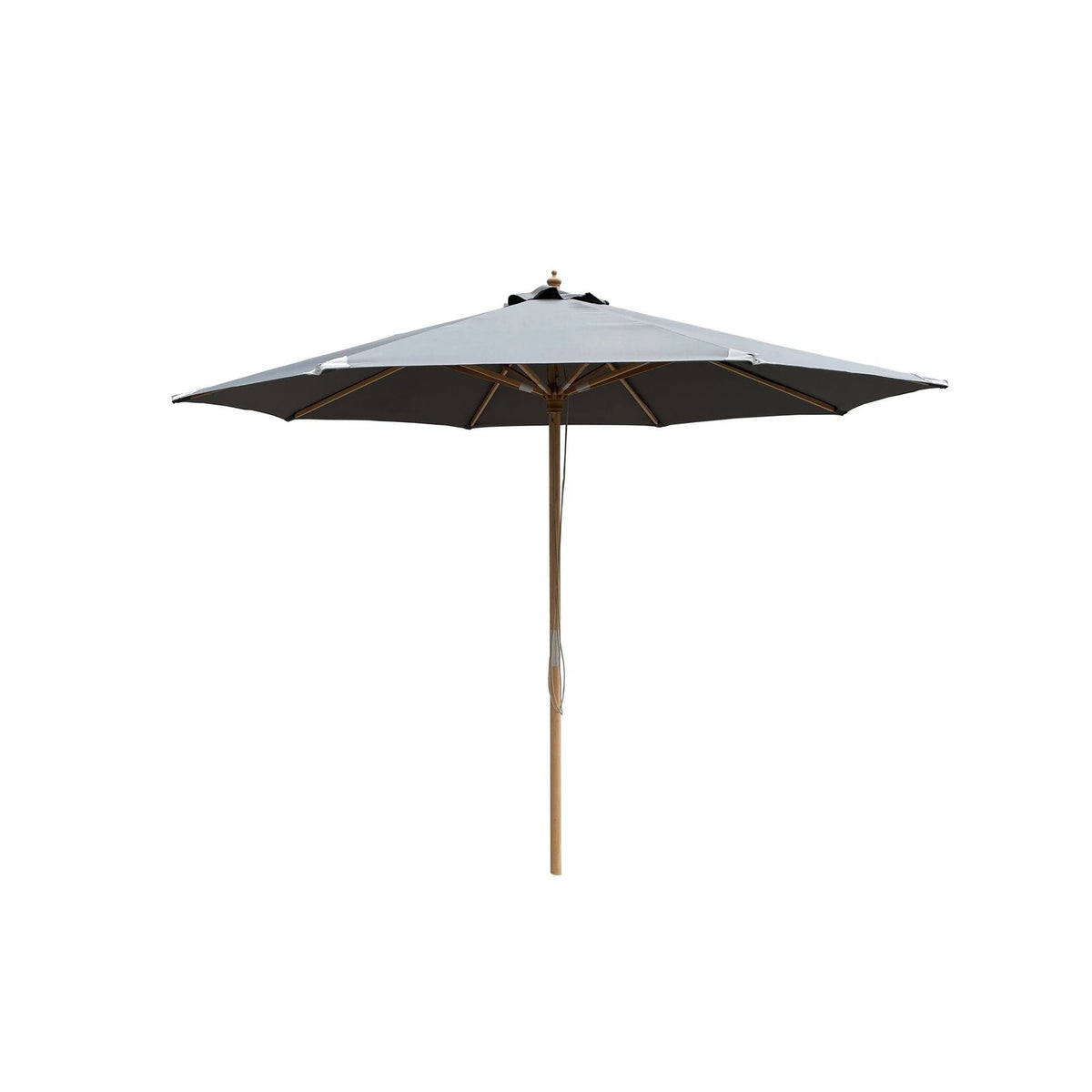 Nice Parasol Ø3 m, Beech Pole - Grey