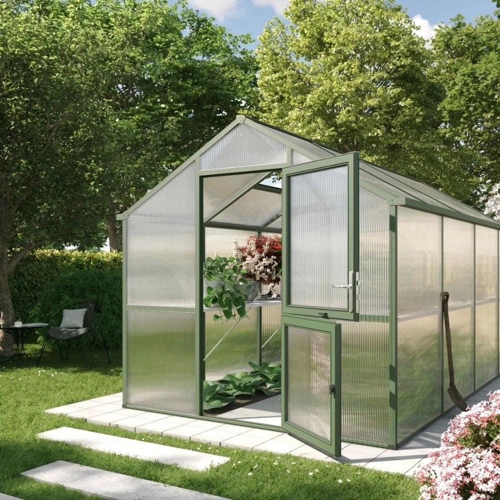 Greenhouse Iris IV, fir green