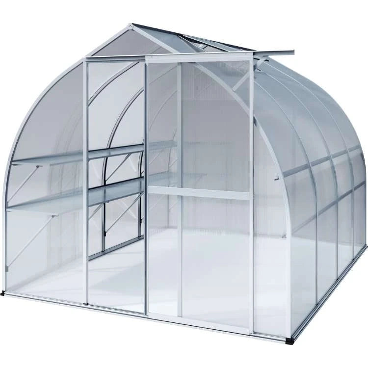 Rhodo IV Clear Greenhouse KGT – Spacious Glass Greenhouse